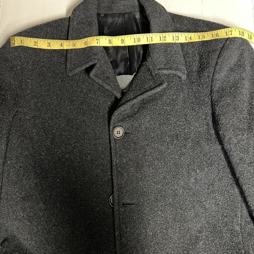 CELOP HOMBRE MENS COAT BLACK SIZE S - Picture 4 of 11